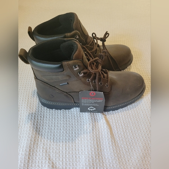 Wolverine Men's Brown Leather Boots - Picture 3 of 14